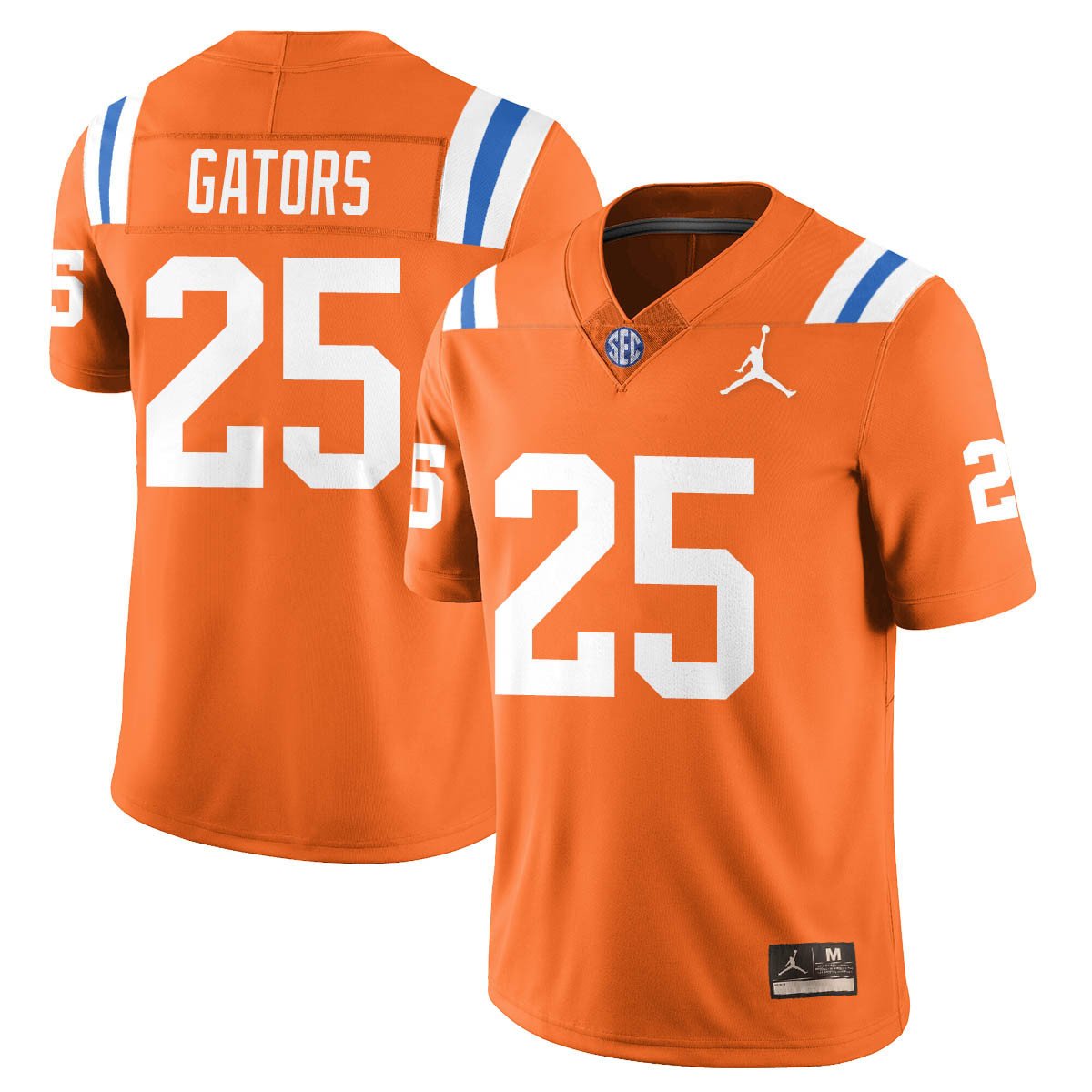 Gators Jersey #25 Florida Gators Bring Back 1960s Throwback Stitched Orange