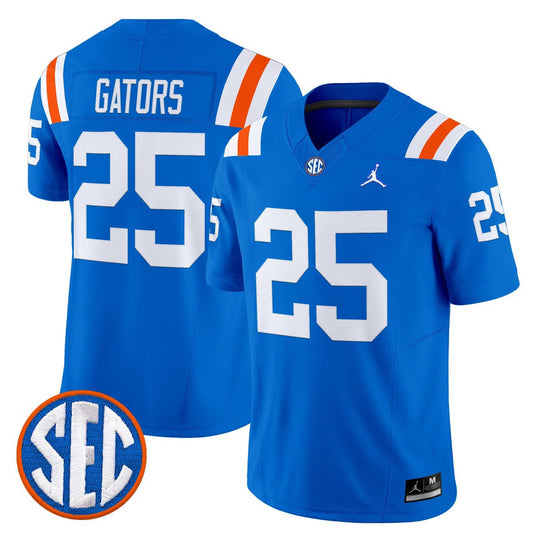 Gators Jersey #25 Florida Gators 1960s Throwback Vapor Limited Royal
