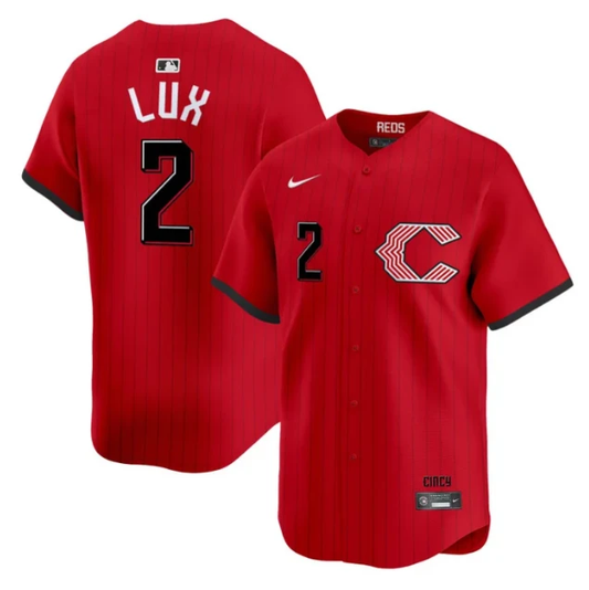Gavin Lux Jersey #2 Cincinnati Reds 2026 City Connect Vapor Premier Stitched