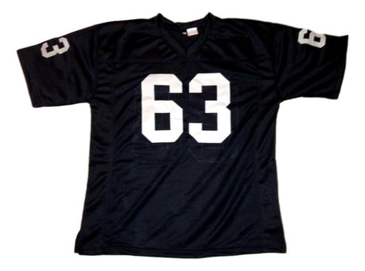 Gene Upshaw Jersey #63 Custom Unsigned Football Stitched Black