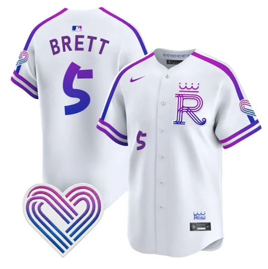 George Brett Jersey #5 Kansas City Royals 2026 City Connect Premier Stitched