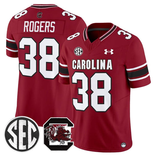 George Rogers Jersey #38 South Carolina Gamecocks 2025 Stitched Garnet