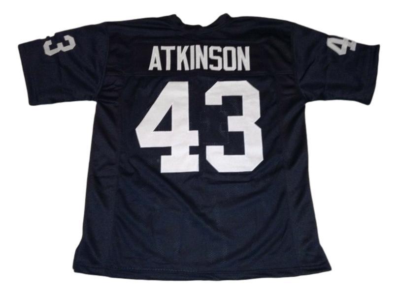 George Atkinson Jersey #43 Custom Unsigned Football Stitched Black