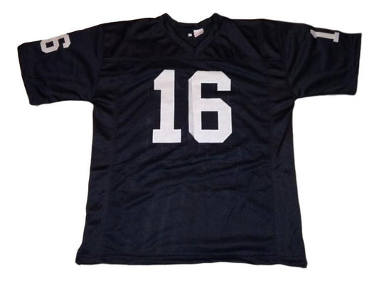 George Blanda Jersey #16 Custom Unsigned Football Stitched Black