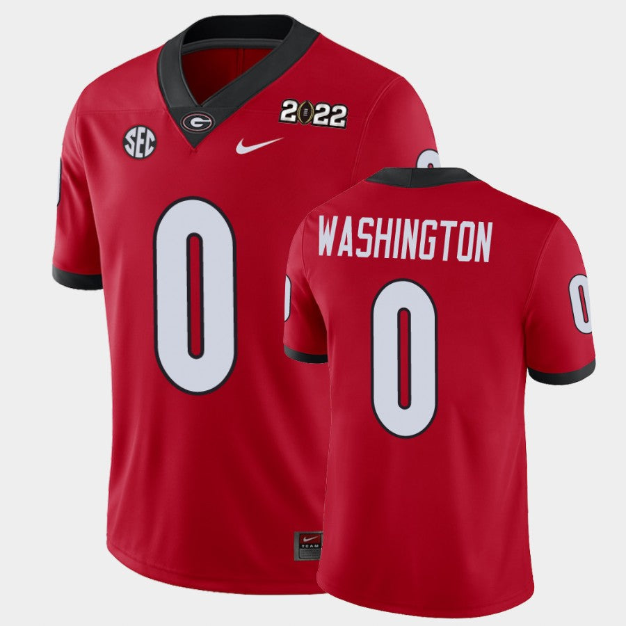 Georgia BuGeorgia Bulldogs #0 Darnell Washington Red 2021 National Champions Game Jerseylldogs #0 Darnell Washington Black 2021 National Champions Golden Jersey (Copy)