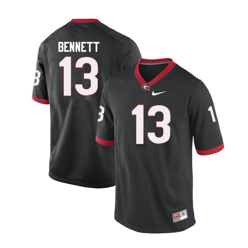 Georgia Bulldogs #13 Stetson Bennett College Football Jersey Limited Black