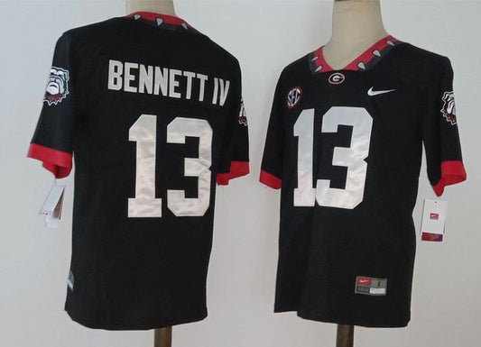 Georgia Bulldogs #13 Stetson Bennett IV NCAA Football Jersey Black New