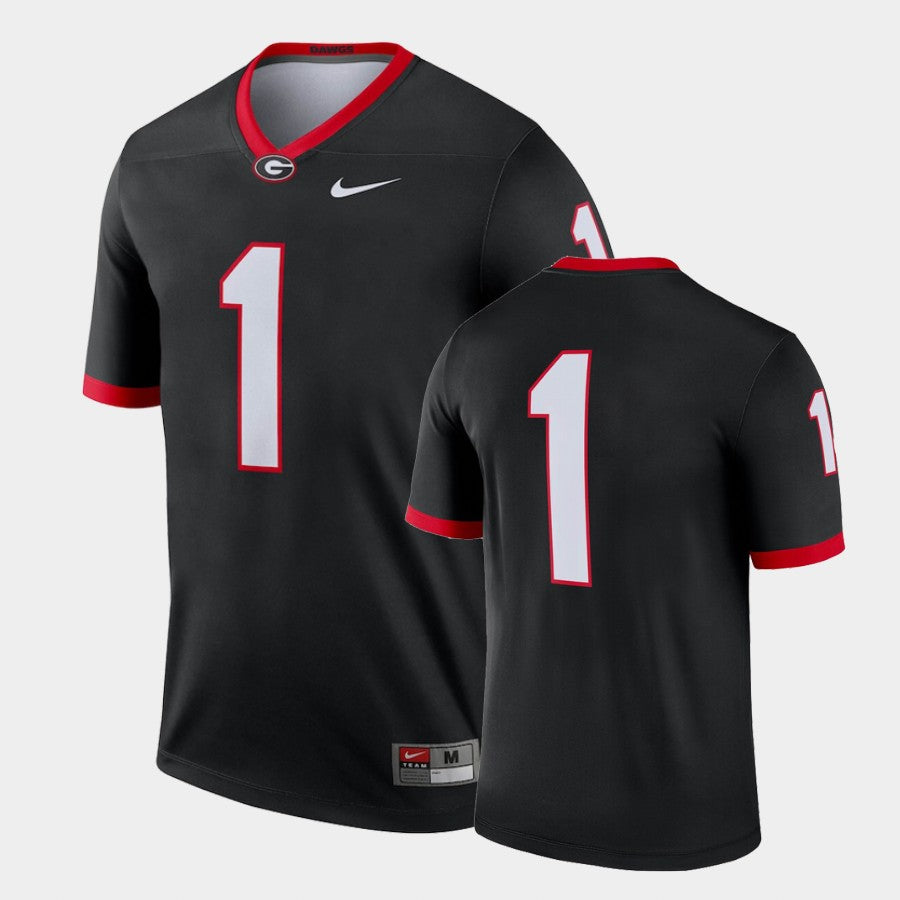 Georgia Bulldogs #1 Black Legend Alternate Jersey