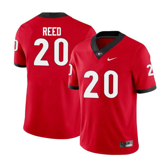 Georgia Bulldogs #20 J.R. Reed College Football Jersey Limited Red
