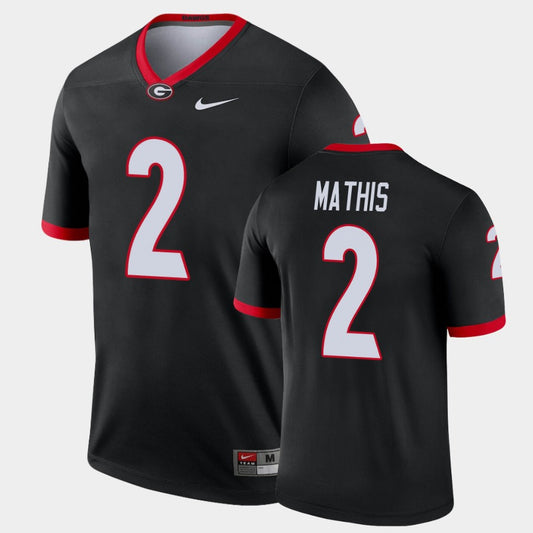 Georgia Bulldogs #2 DWan Mathis Black Legend Alternate Jersey
