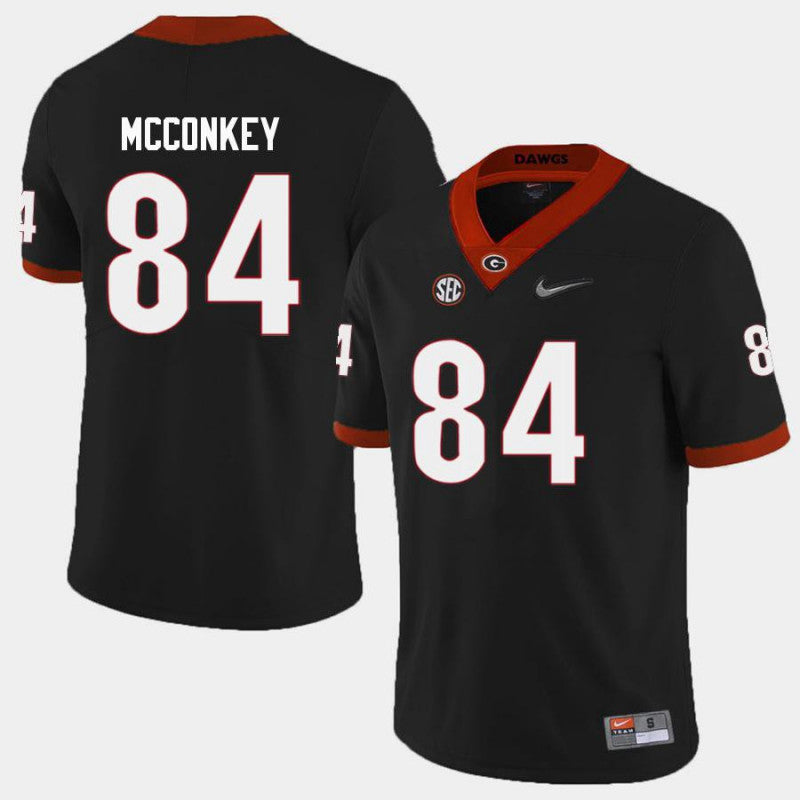 Georgia Bulldogs #84 Ladd Mcconkey College Football Jersey Black