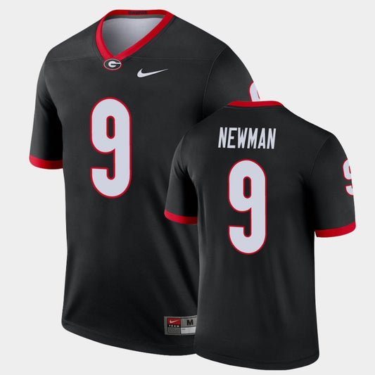 Georgia Bulldogs #9 Jamie Newman Black Legend Alternate Jersey