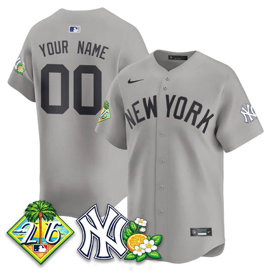 Custom Yankees 2026 Spring Training Vapor Limited Jersey - All Stitched