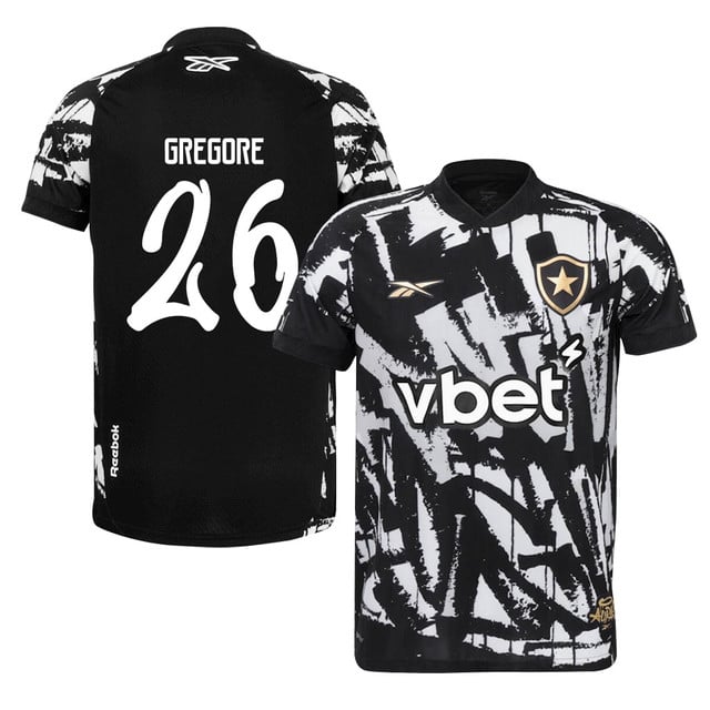 Gregore #26 Botafogo 2025-26 Fourth Jersey – Black