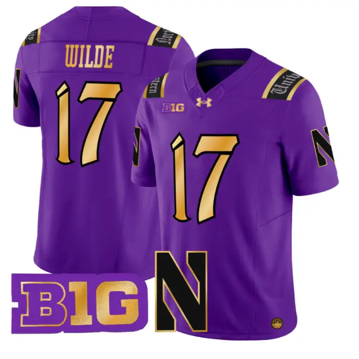 Griffin Wilde Jersey #17 Northwestern Wildcats 2026 Vapor Limited Stitched