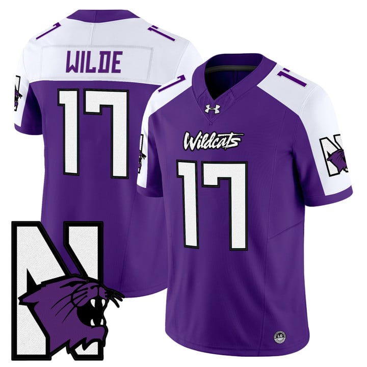 Griffin Wilde Jersey #17 Northwestern Wildcats Honoring 95 Vapor Limited Stitched