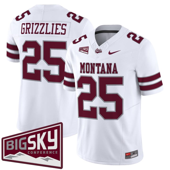 Grizzlies Jersey #25 Montana Grizzlies 2025 Vapor Limited Stitched Black Alter