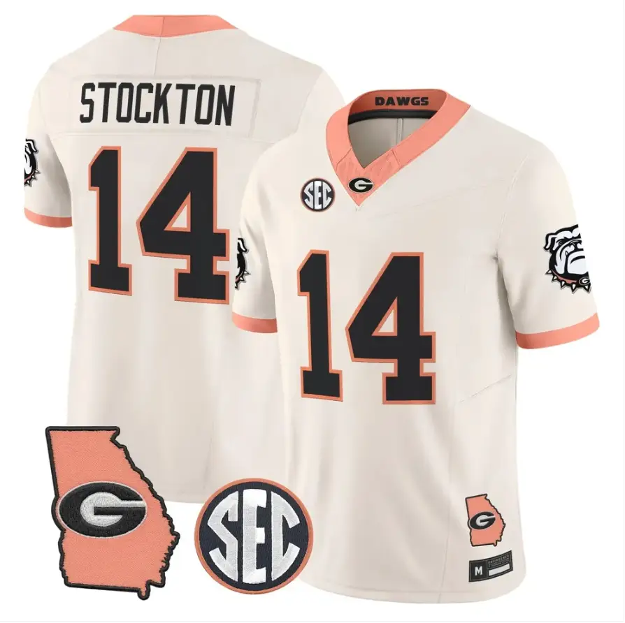 Gunner Stockton Jersey #14 Georgia Bulldogs 2026 The Big Peach Stitched