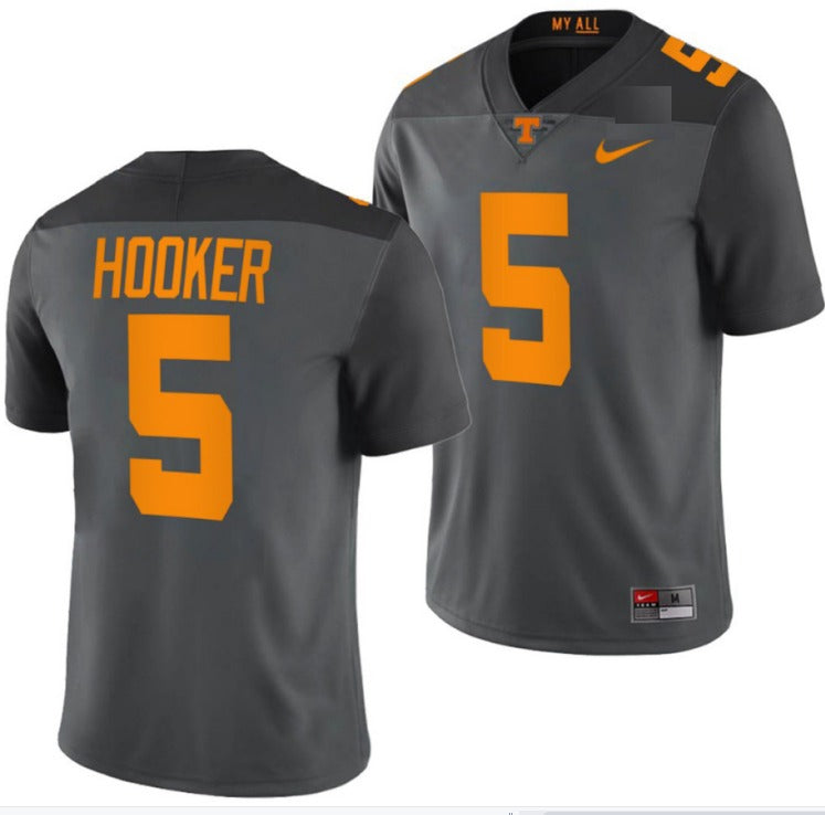 Hendon Hooker Tennessee Volunteers Replica Football Jersey Gray Orange