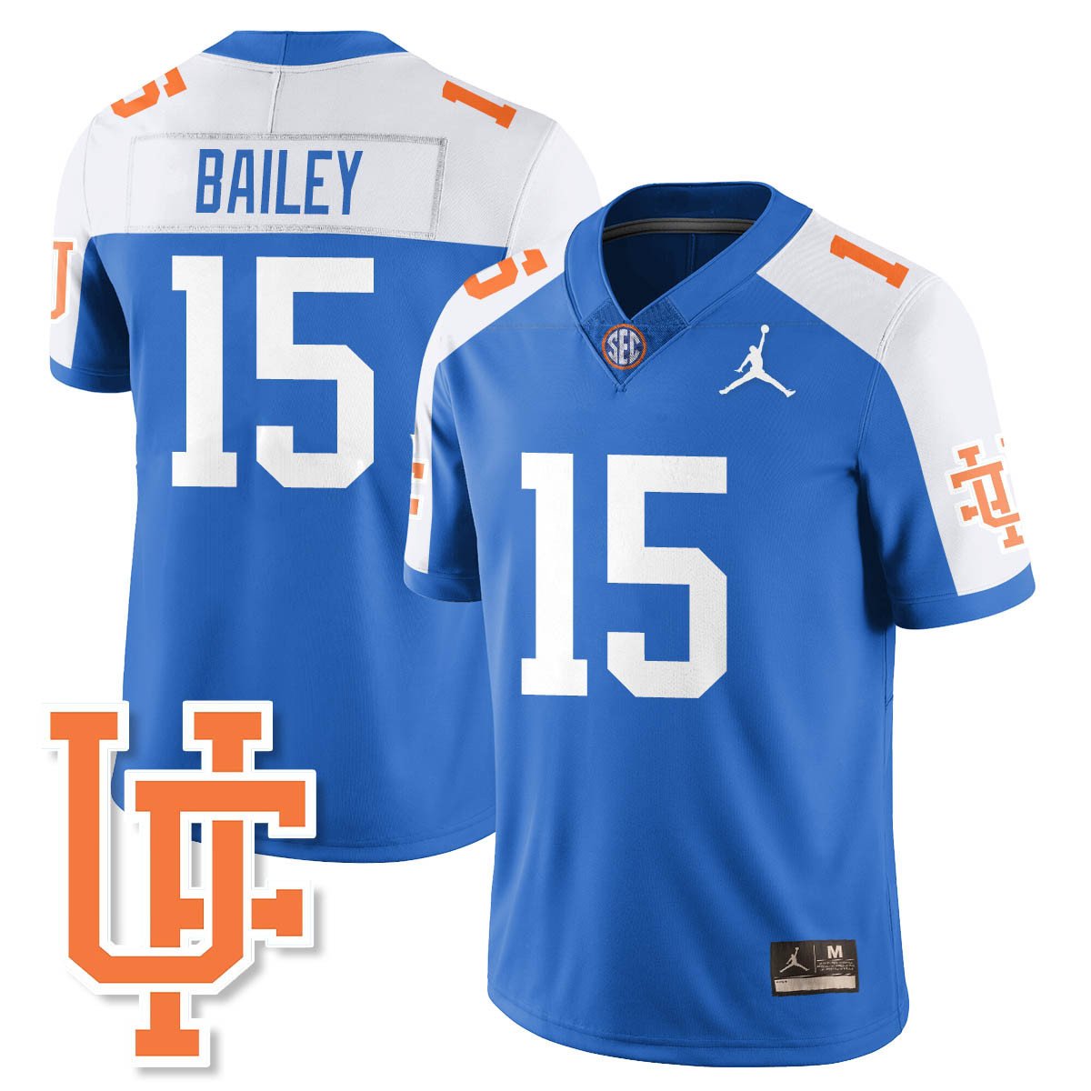 Harrison Bailey Jersey #55 Florida Gators Bring Back 1960s Throwback Blue Alter