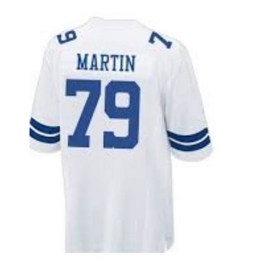Harvey Martin Jersey Dallas Cowboys Custom Throwback Football White