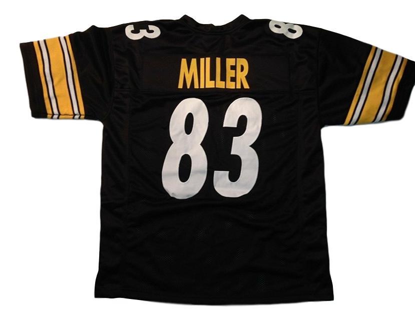 Heath Miller Jersey #83 Custom Unsigned Football Stitched Black