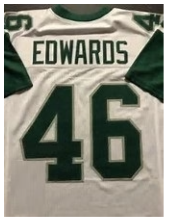 Herm Edwards Jersey Philadelphia Eagles Custom Throwback Football White