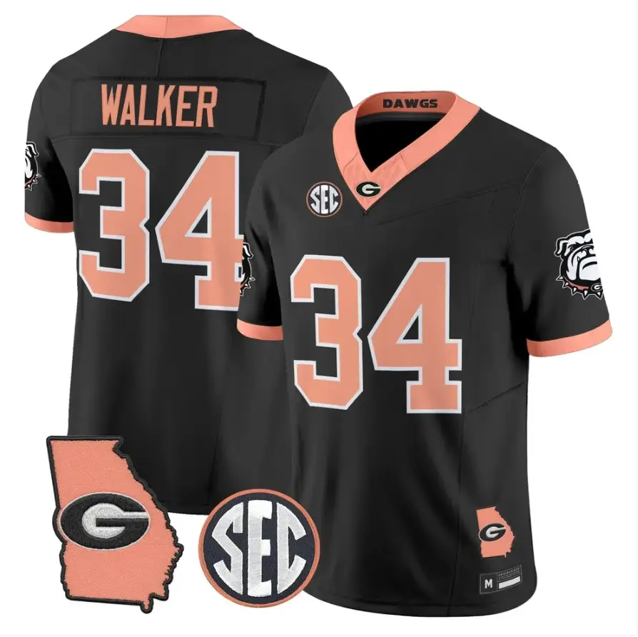 Herschel Walker Jersey #34 Georgia Bulldogs 2026 The Big Peach Stitched