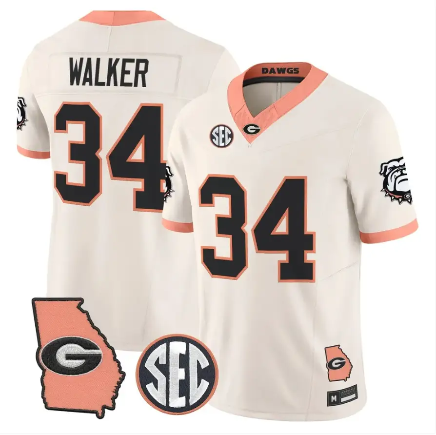 Herschel Walker Jersey #34 Georgia Bulldogs 2026 The Big Peach Stitched