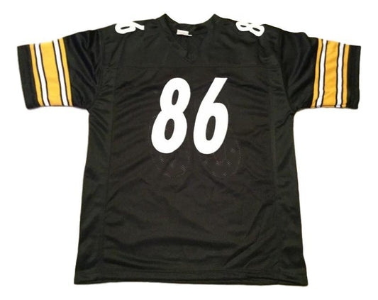 Hines Ward Jersey #86 Custom Unsigned Football Stitched Black