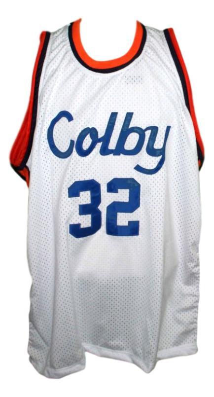 Curtis Gates Jersey #32 Hoop Dreams Colby Basketball White