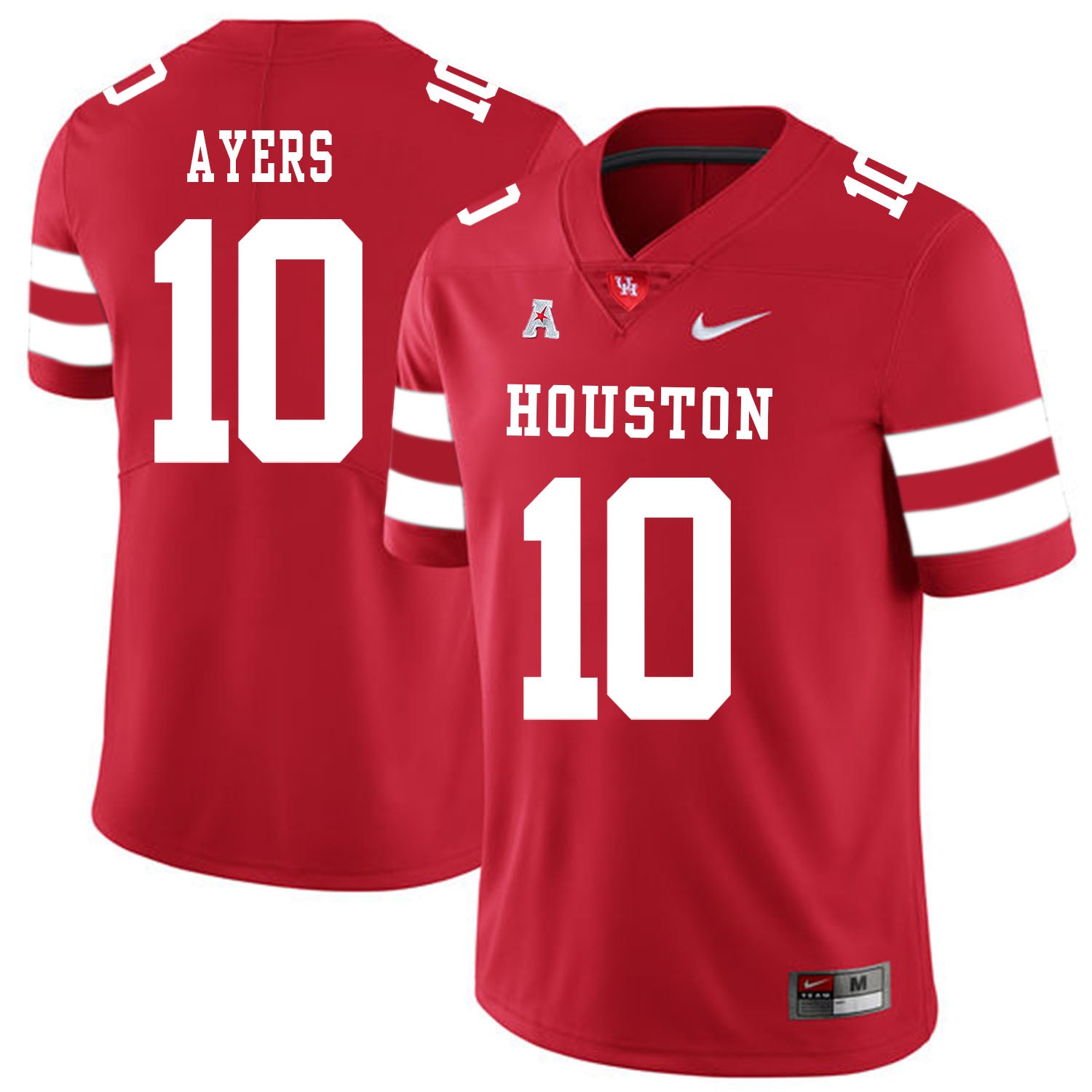 Houston Cougars #10 Demarcus Ayers College Football Jersey Red