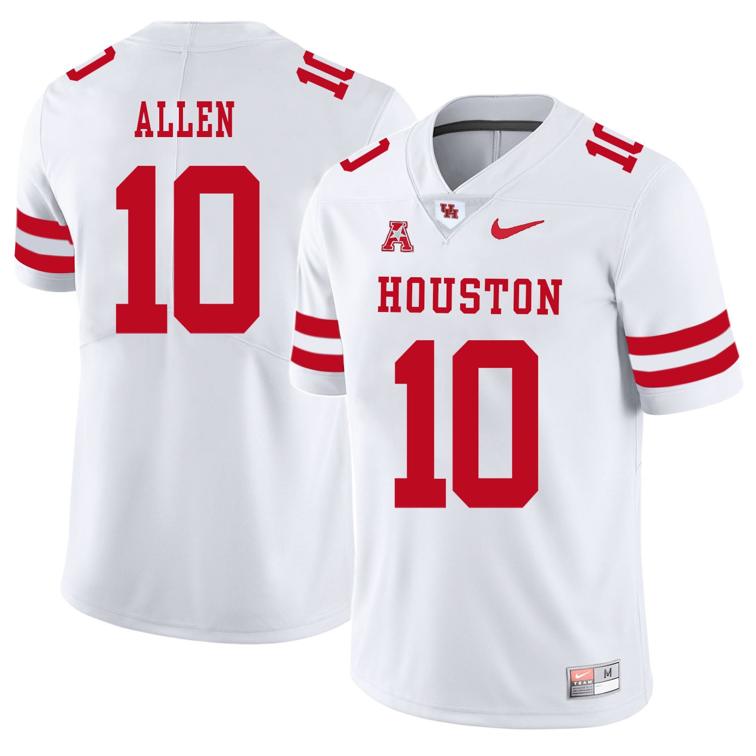 Houston Cougars #10 Kyle Allen College Football Jersey White