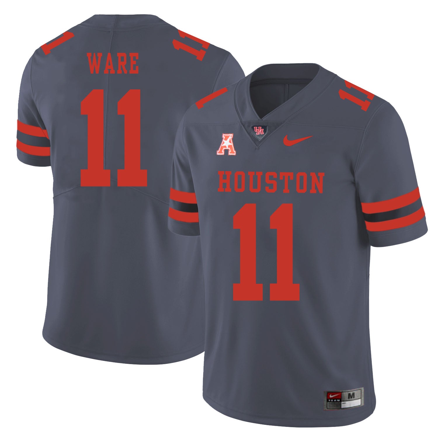 Houston Cougars #11 Andre Ware College Football Jersey Gray