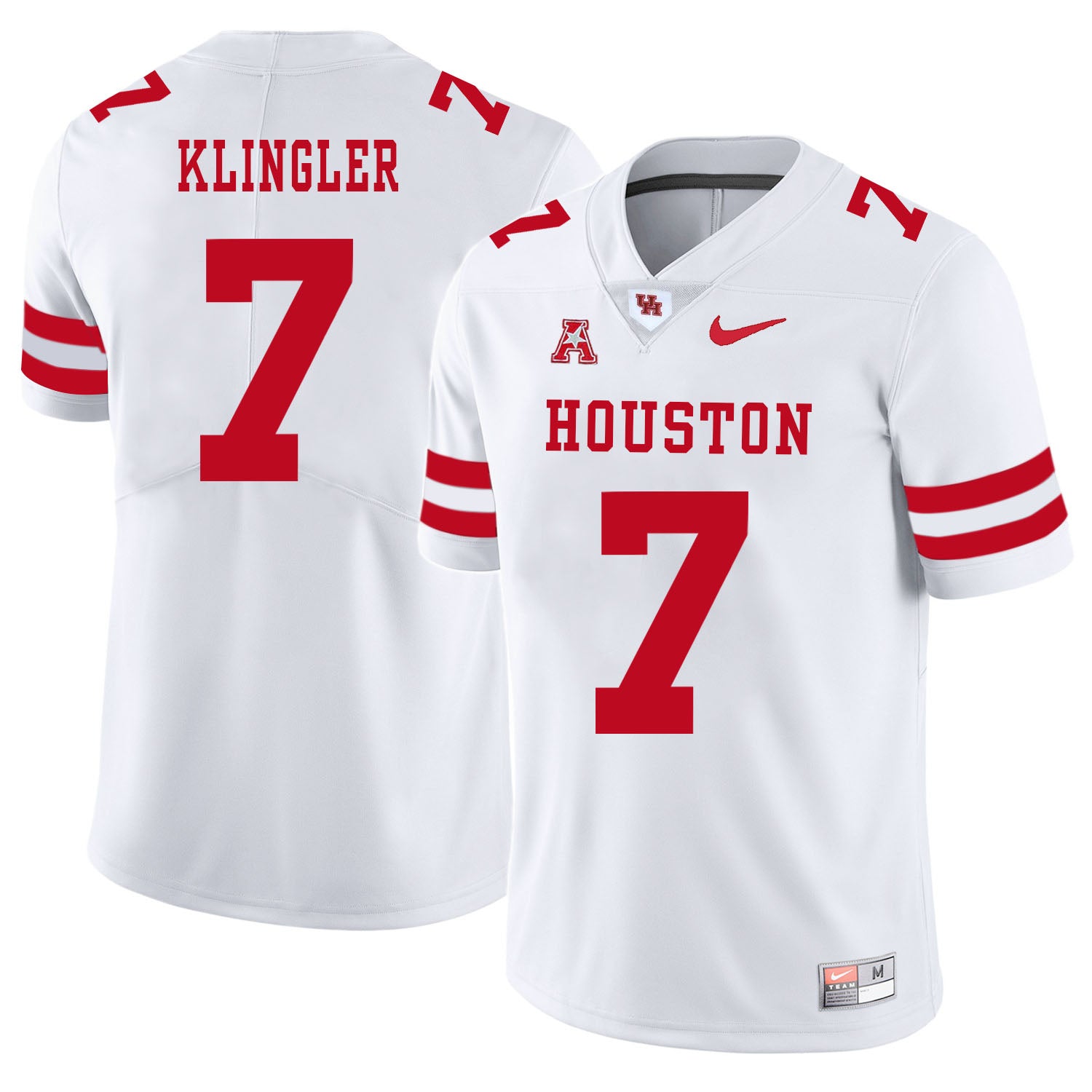 Houston Cougars #7 David Klingler College Football Jersey White