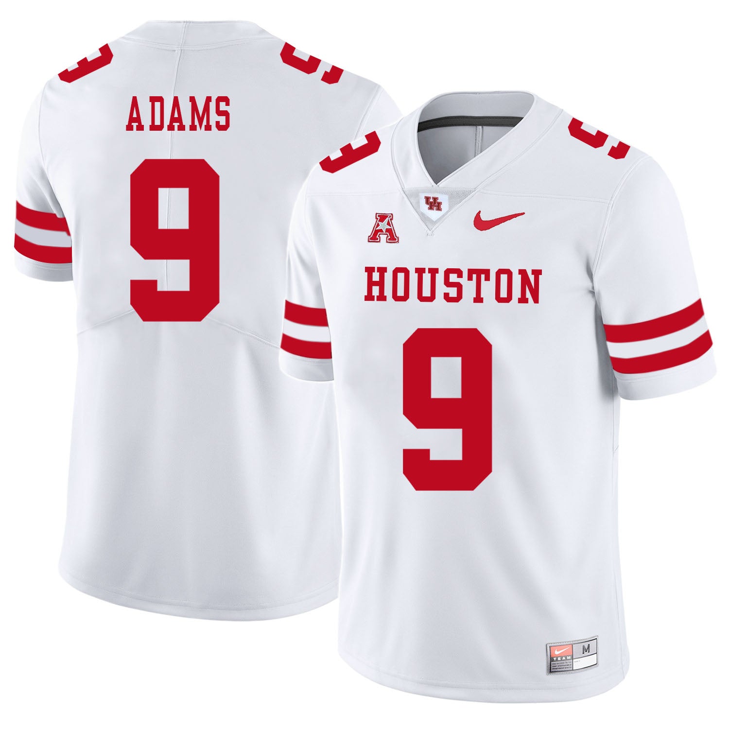 Houston Cougars #9 Matthew Adams College Football Jersey White