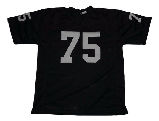 Howie Long Jersey #75 Custom Unsigned Football Stitched Black