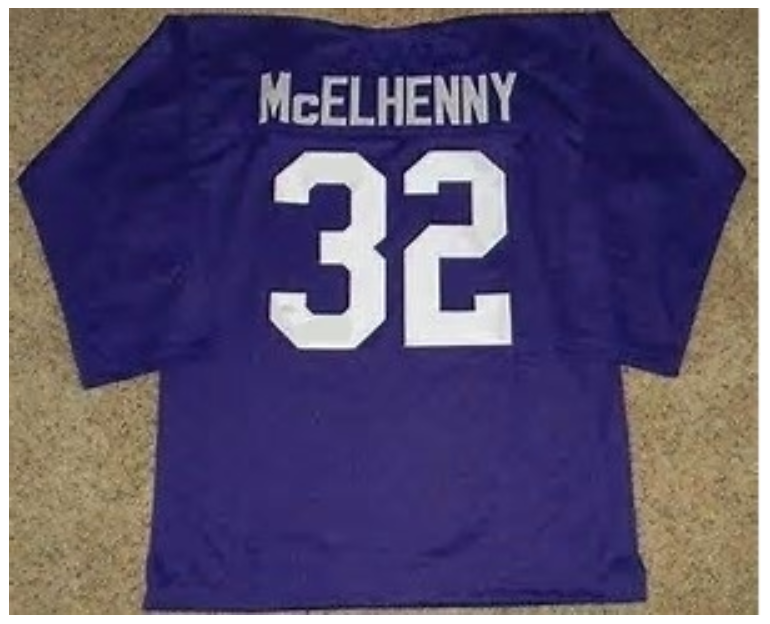 Hugh McElhenny Jersey New York Giants Long Sleeve Vintage Style Custom Throwback Football