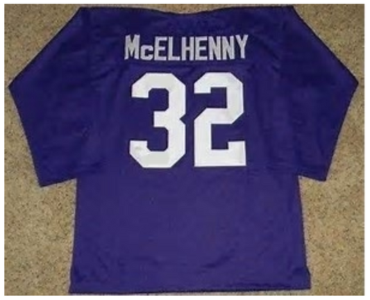 Hugh McElhenny Jersey New York Giants Long Sleeve Vintage Style Custom Throwback Football