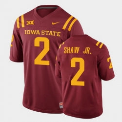 Iowa State Cyclones #2 Sean Shaw Jr. College Football Cardinal Replica Jersey