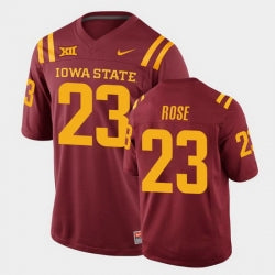 Iowa State Cyclones #23 Mike Rose College Football Cardinal Replica Jersey