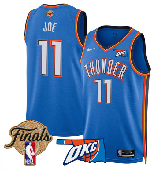 Isaiah Joe Jersey # 11 Oklahoma City Thunder 2025 Finals Swingman Stitched Icon