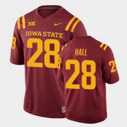 Iowa State Cyclones #28 Breece Hall College Football Cardinal Replica Jersey