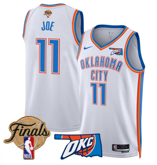 Isaiah Joe Jersey # 11 Oklahoma City Thunder 2025 Finals Swingman Stitched Association