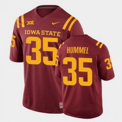 Iowa State Cyclones #35 Jake Hummel College Football Cardinal Replica Jersey