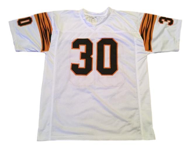 Ickey Woods Jersey #30 Custom Unsigned Football Stitched White