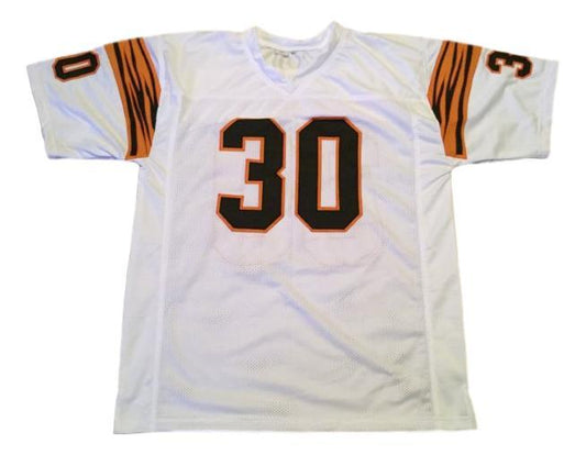 Ickey Woods Jersey #30 Custom Unsigned Football Stitched White