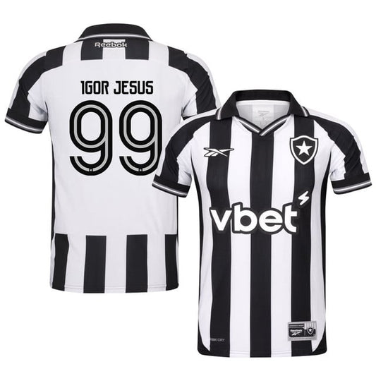 Igor Jesus #99 Botafogo 2025-26 Home Jersey – Black White