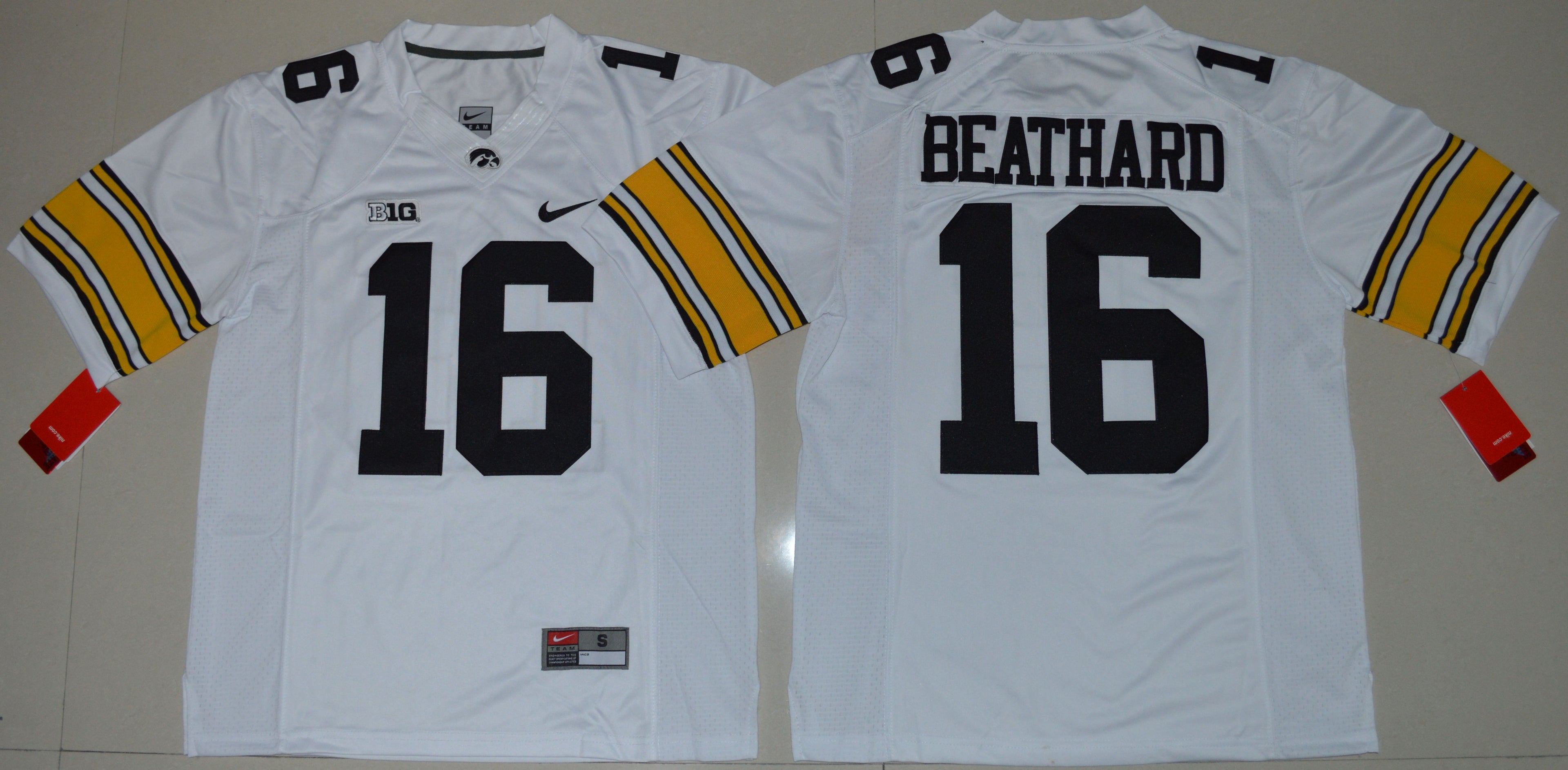 Iowa Hawkeyes #16 CJ Beathard NCAA College Football Jersey White