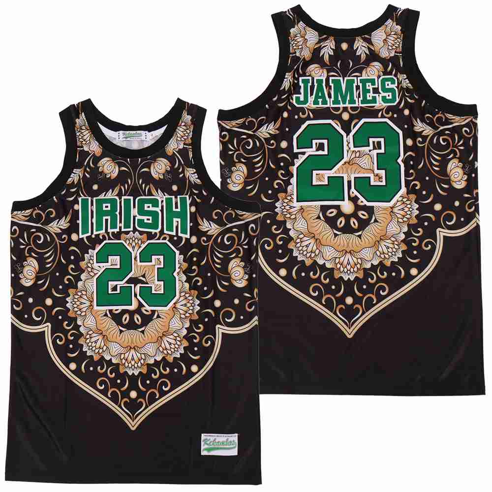 Irish #23 James Movie Basketball Jersey